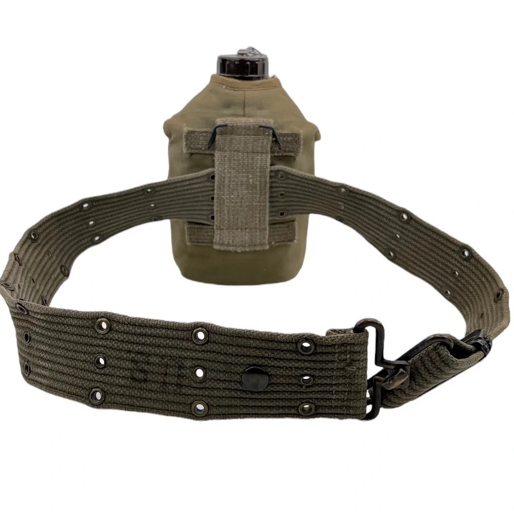 Vintage U.S. Military Henri Brun Clermont-FD Canteen and Gear Belt